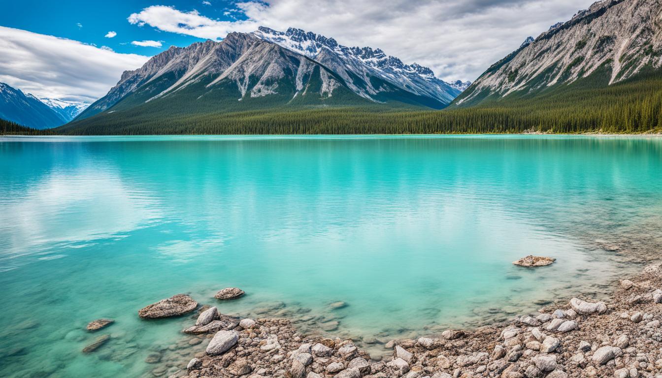 Abraham Lake scenery