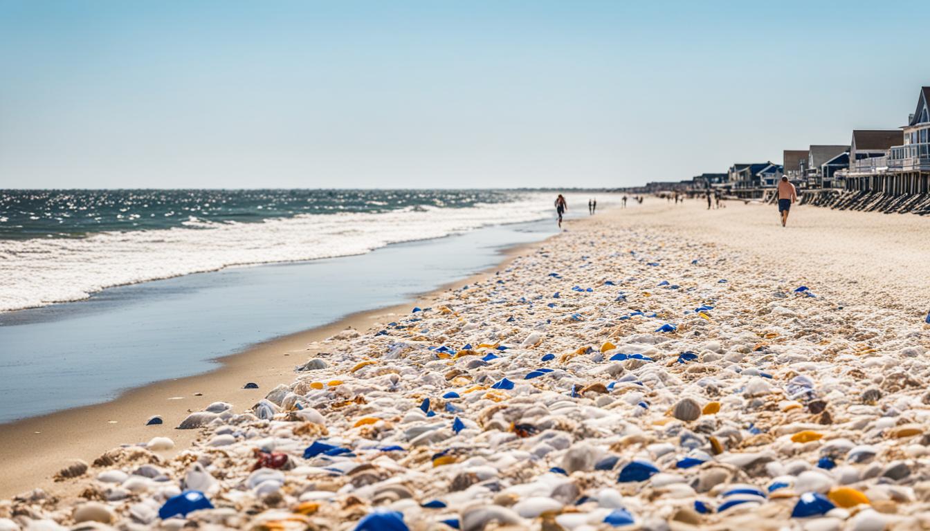 Beachcombing in Dewey Beach