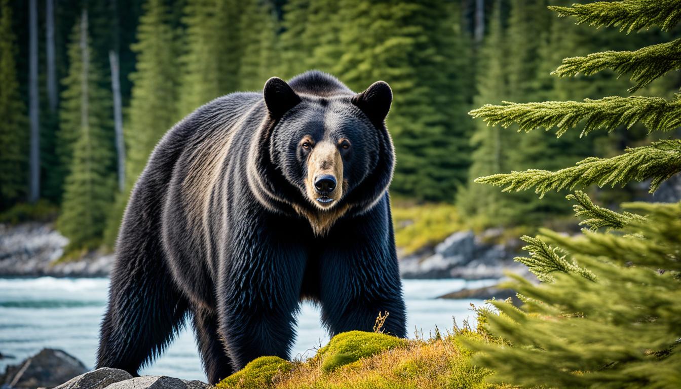 Black bear in Garibaldi Provincial Park