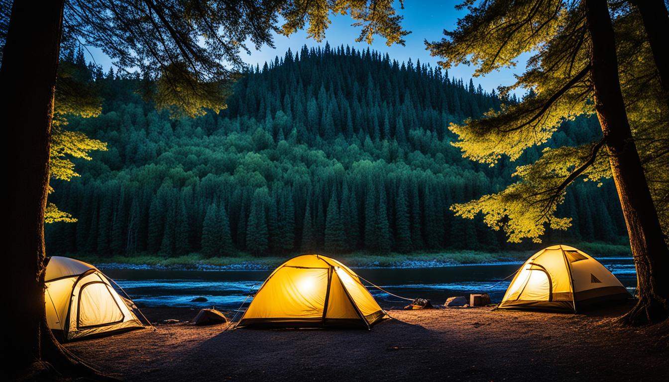 Camping in Tully Gorge National Park