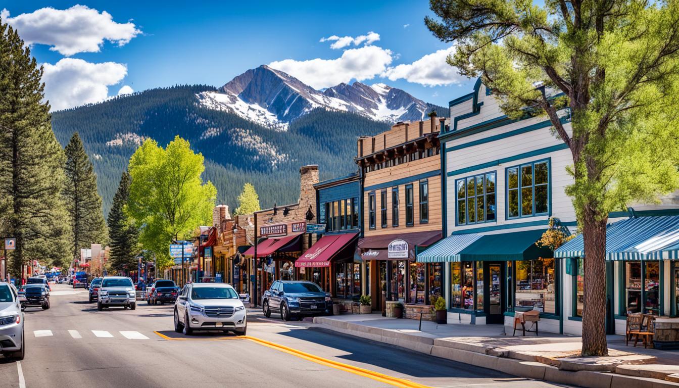 Elkhorn Avenue in Estes Park