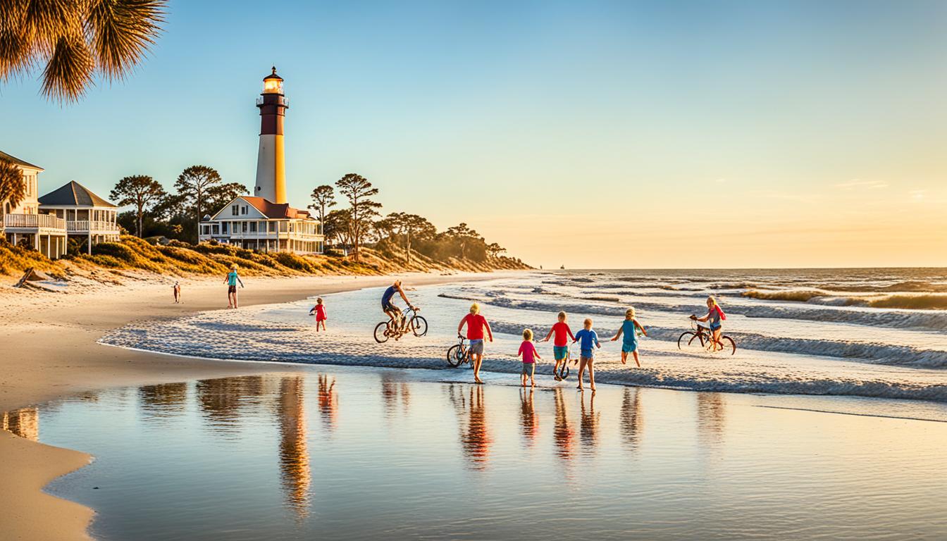 Family activities on St. Simons Island