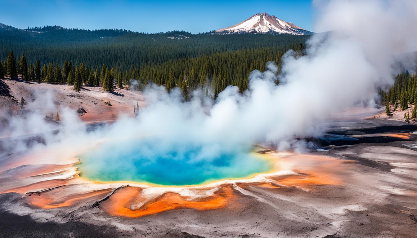 Geothermal areas in Lassen Volcanic National Park