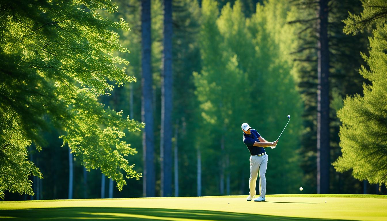 Golfing at Elk Island Golf Course