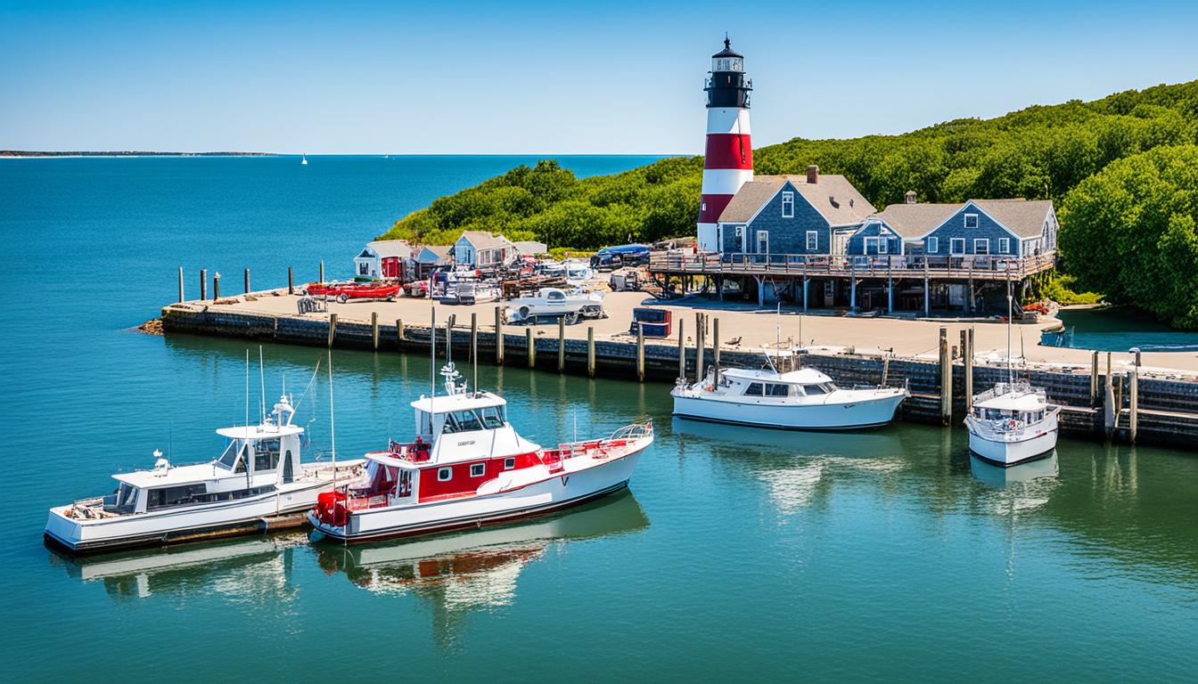 Gosman's Dock in Montauk Harbor