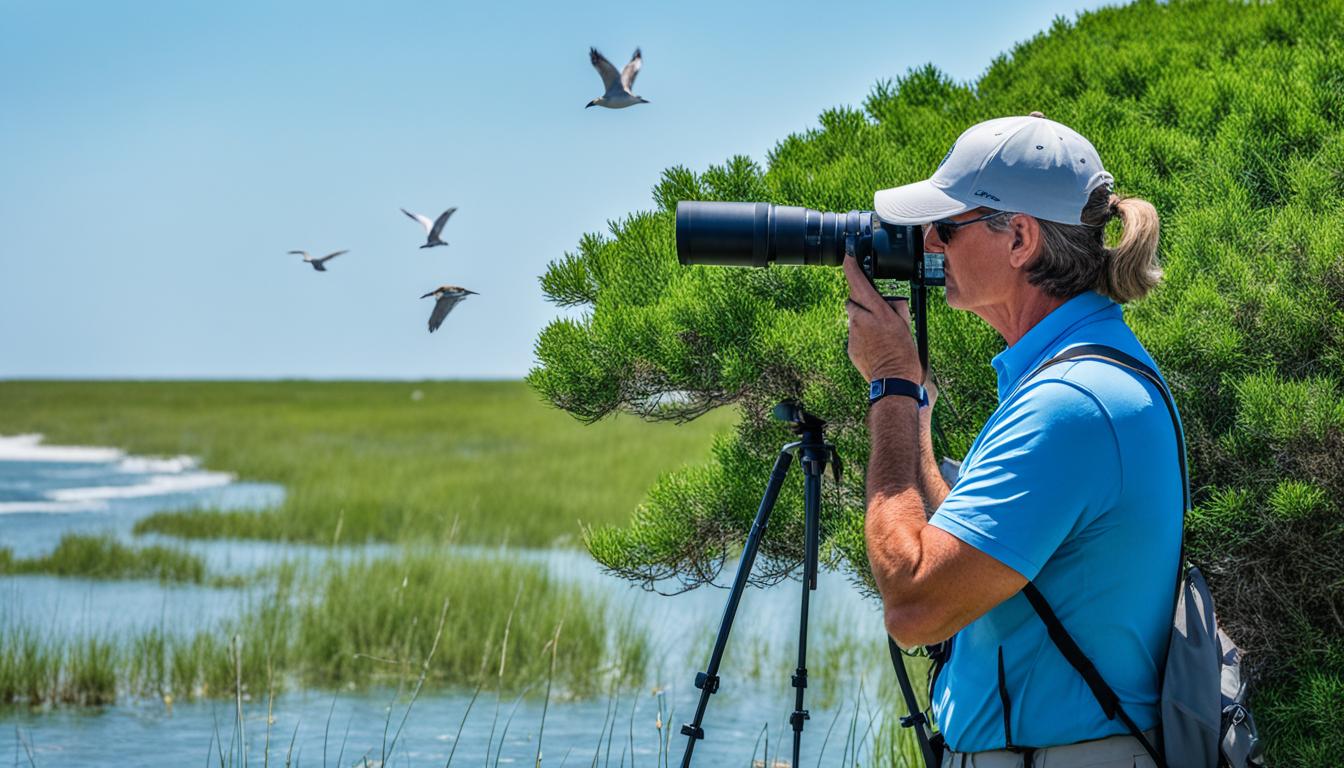 Guided tour at Pea Island National Wildlife Refuge