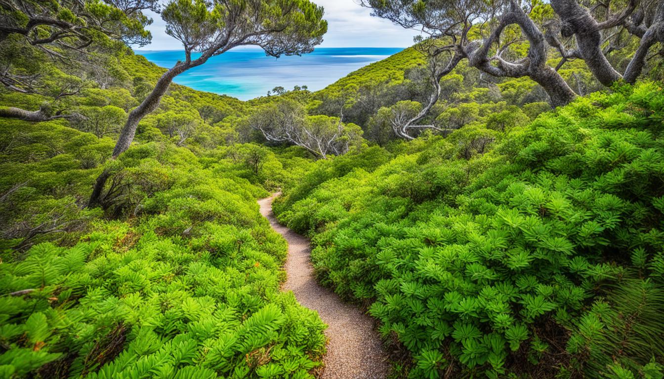 Hiking trails in Broulee Island Nature Reserve