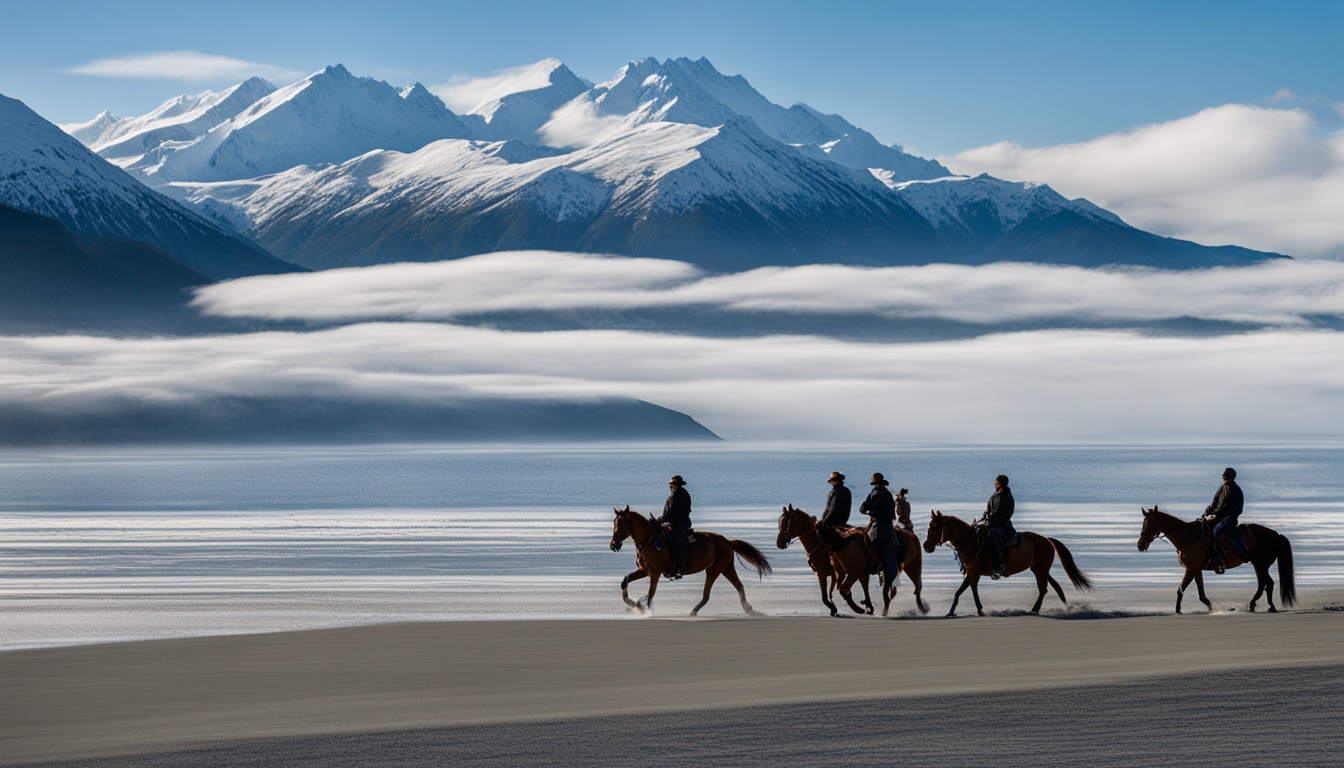 Horseback riding on Homer beaches