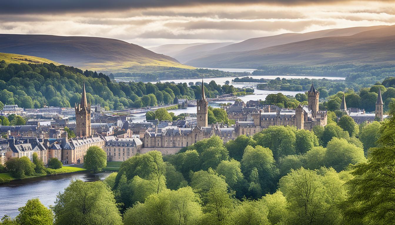 Inverness city skyline