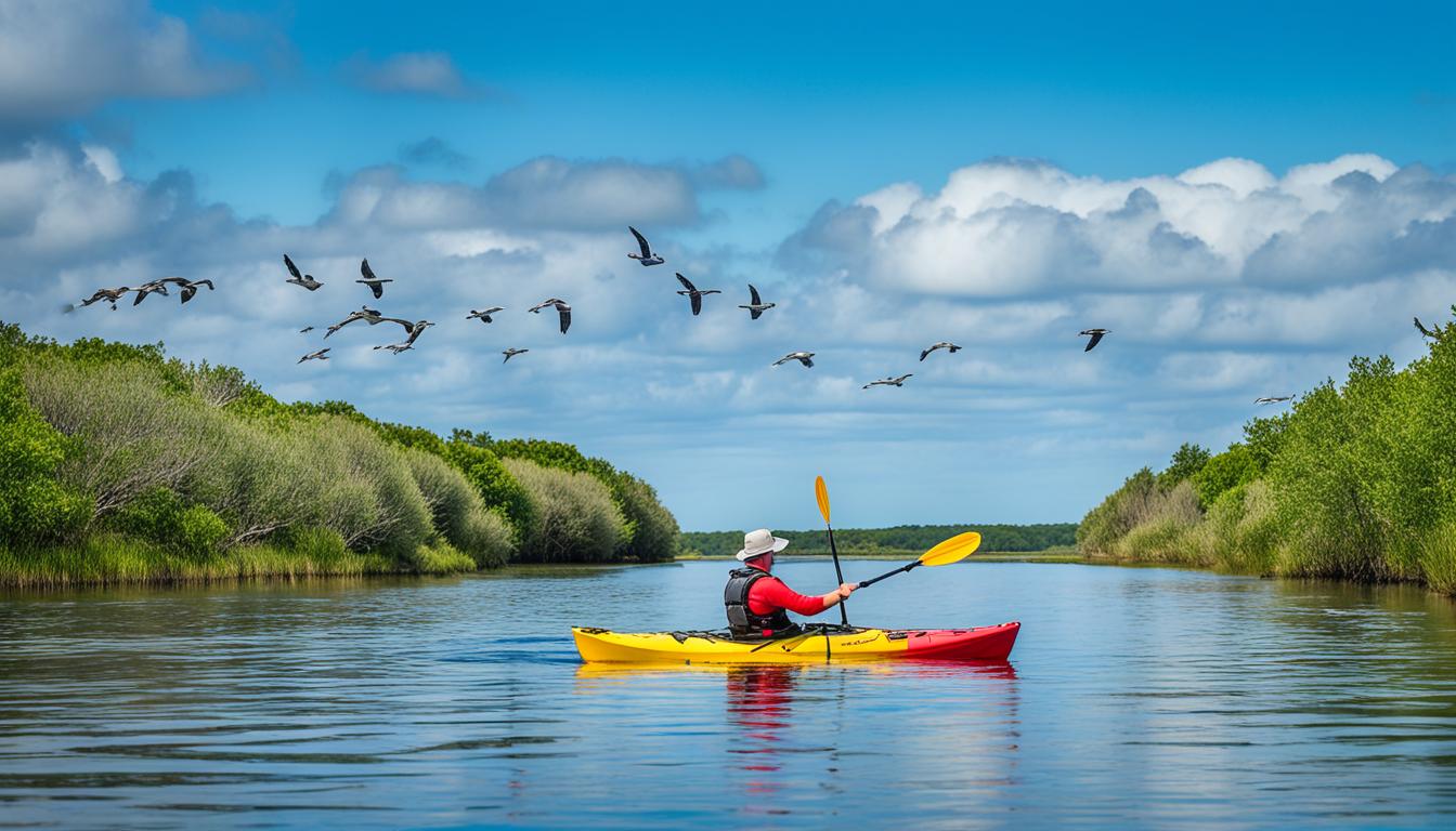 Kayaking on Hatteras Island