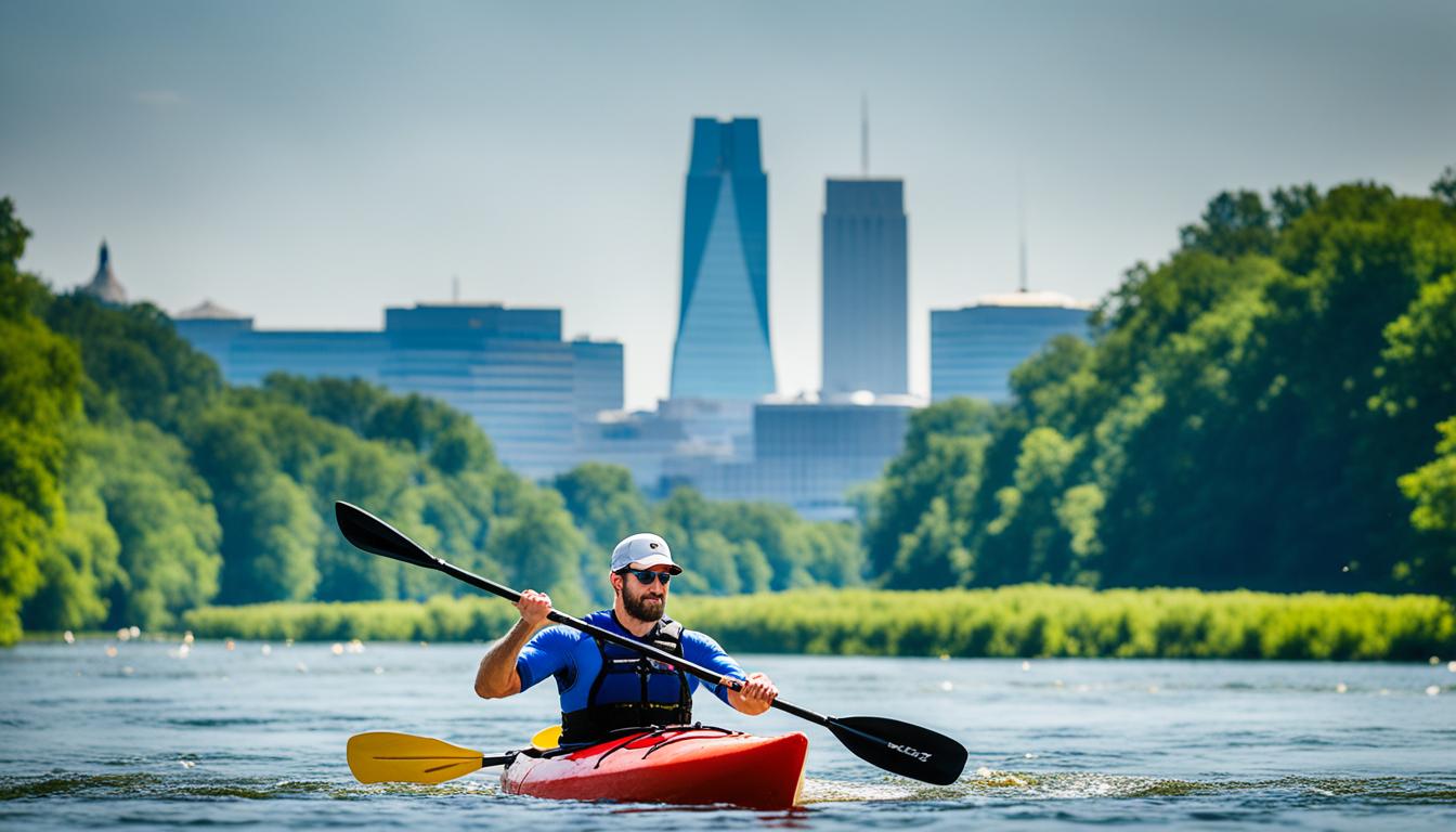 Kayaking on the Potomac River