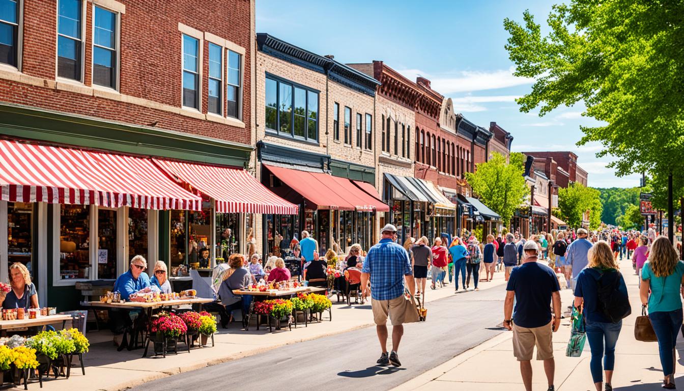 Local cuisine and shopping in Iowa Falls