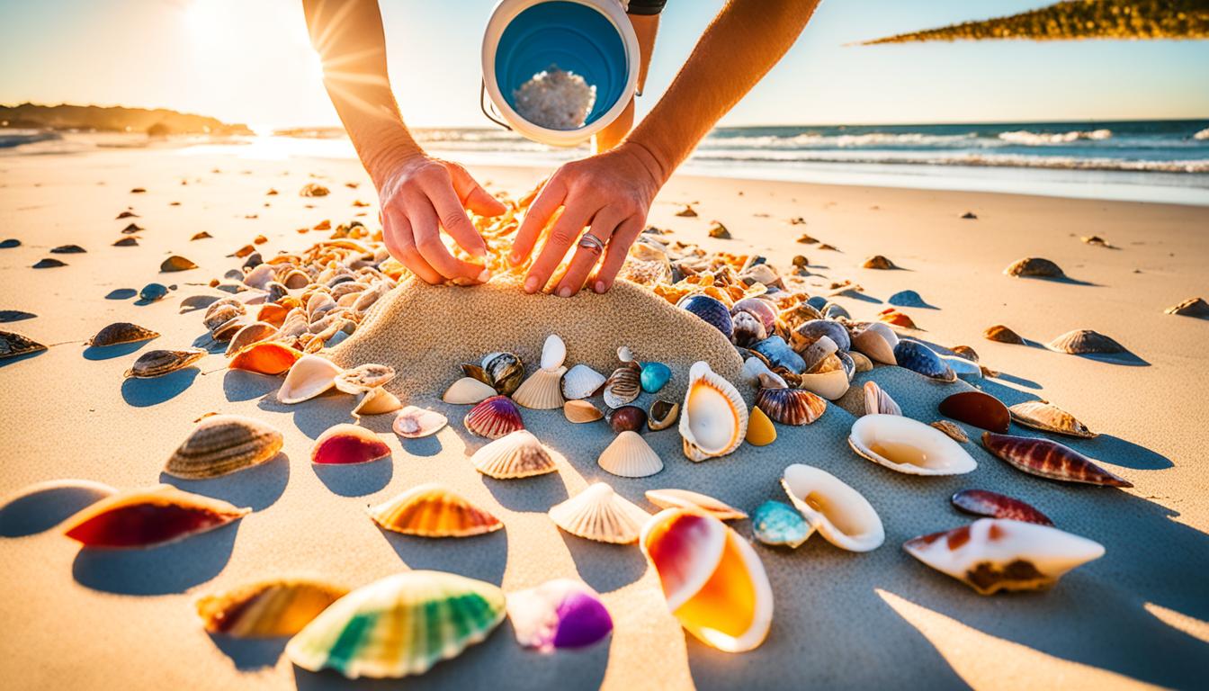 Shelling at Cape Lookout National Seashore