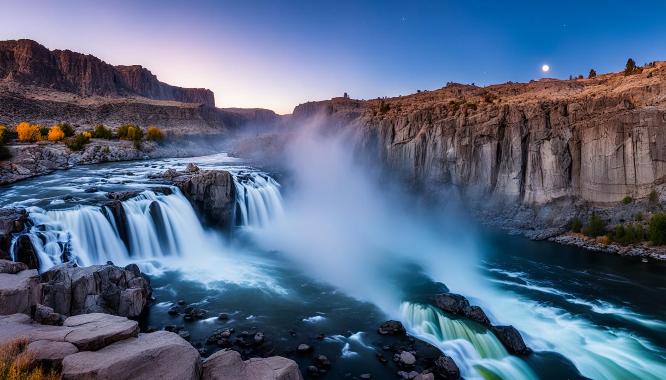 Shoshone Falls at Night