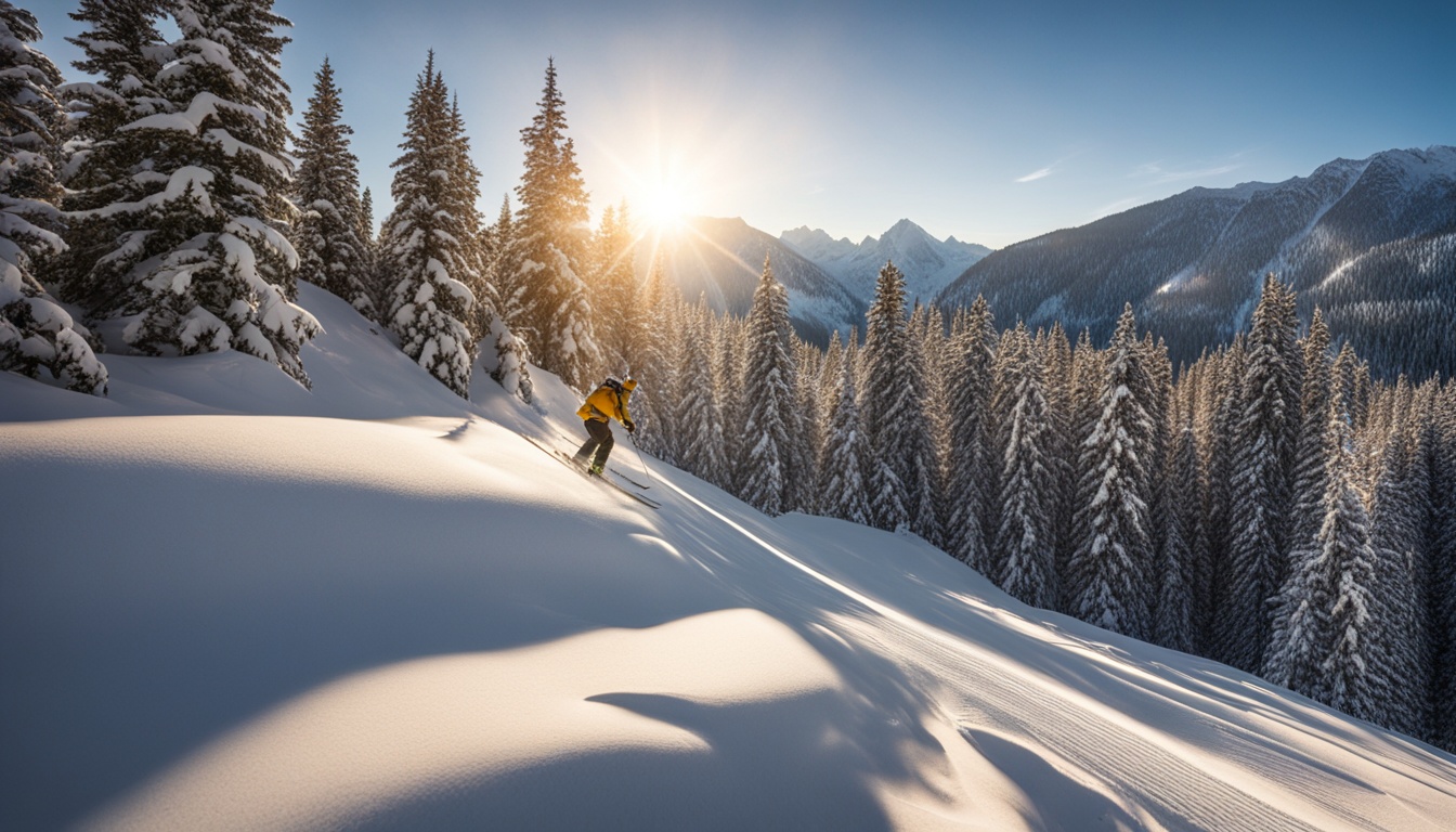 cross-country skiing in Stanley Idaho