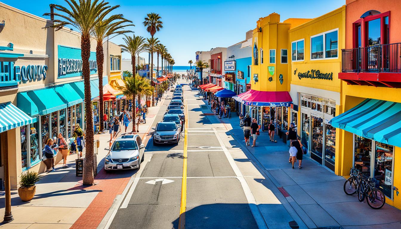 downtown Hermosa Beach