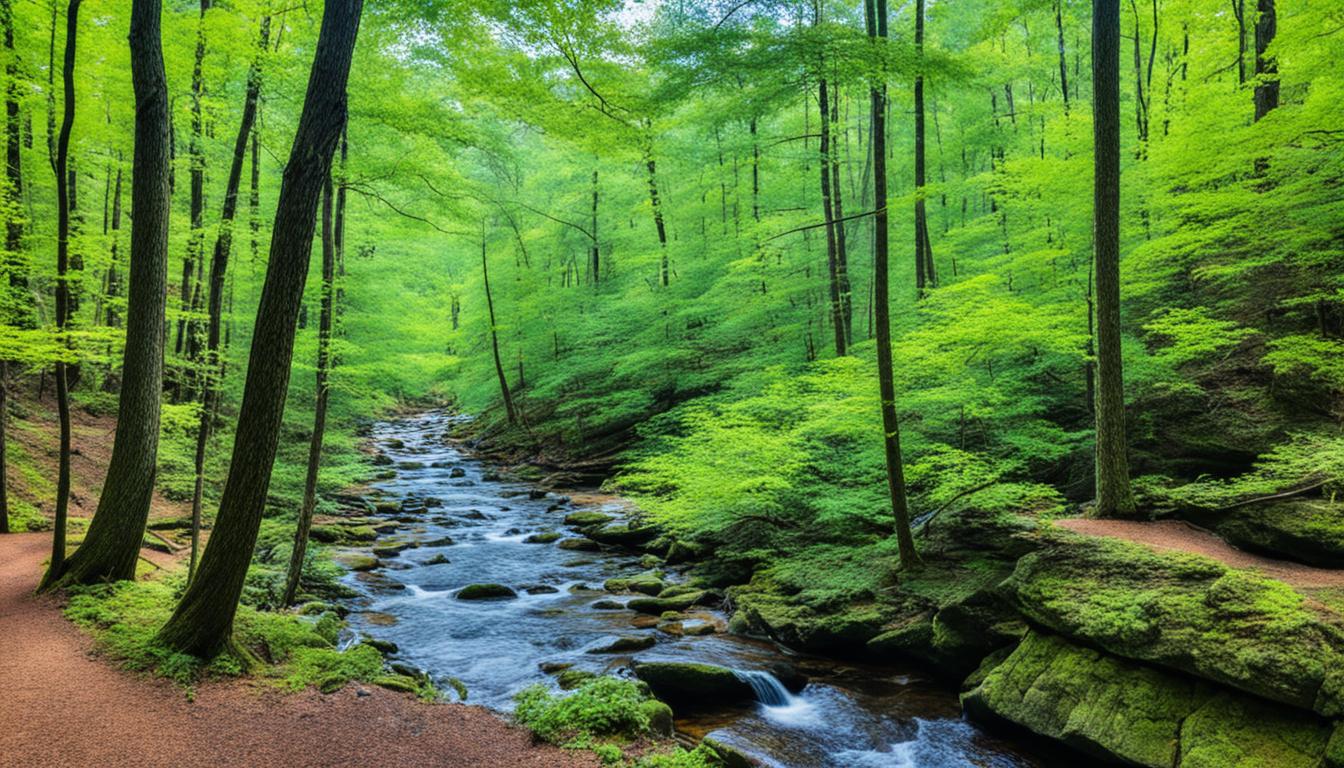 hiking trails Lake Ouachita State Park