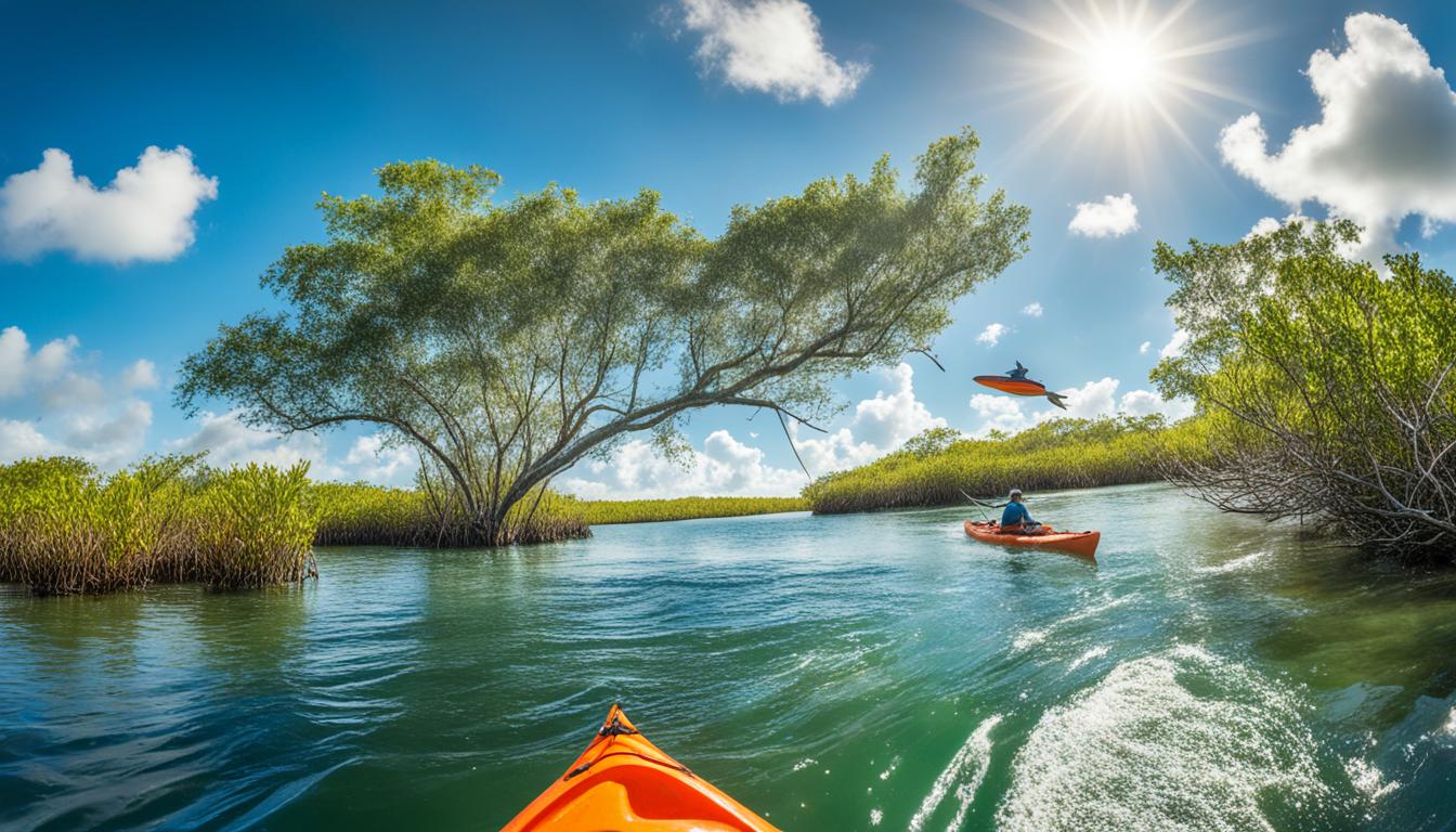 kayaking in Pine Island