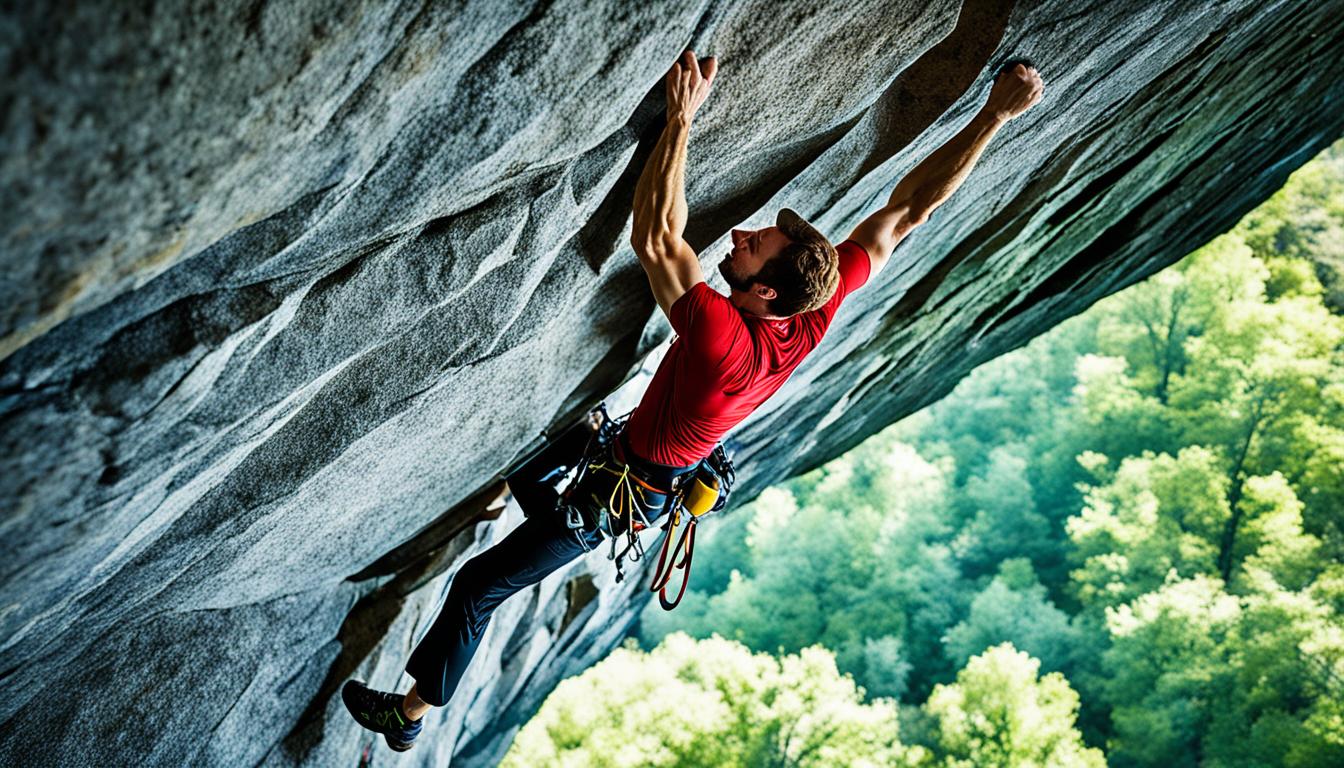 rock climbing