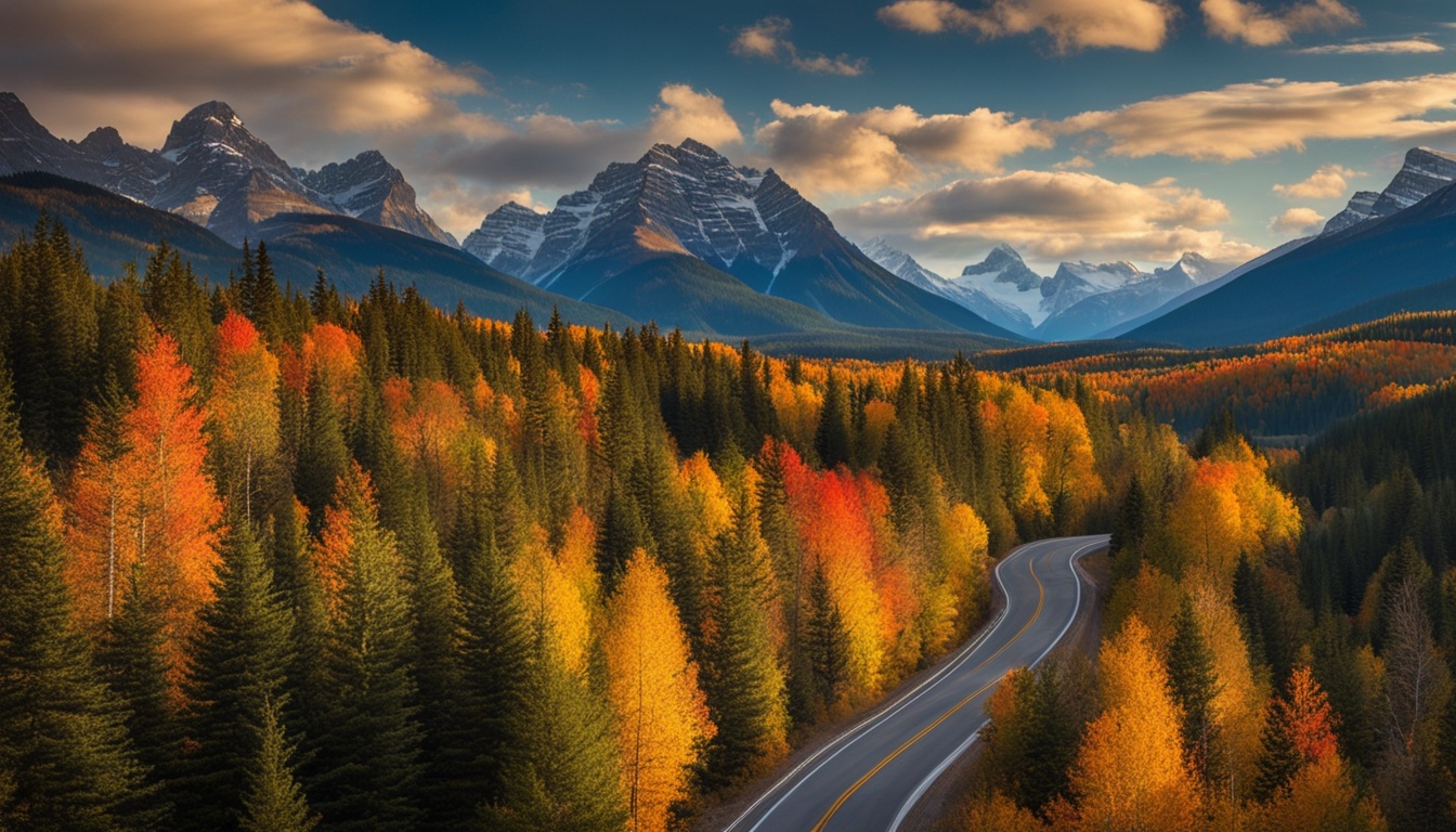 scenic drives in Canadian Rockies