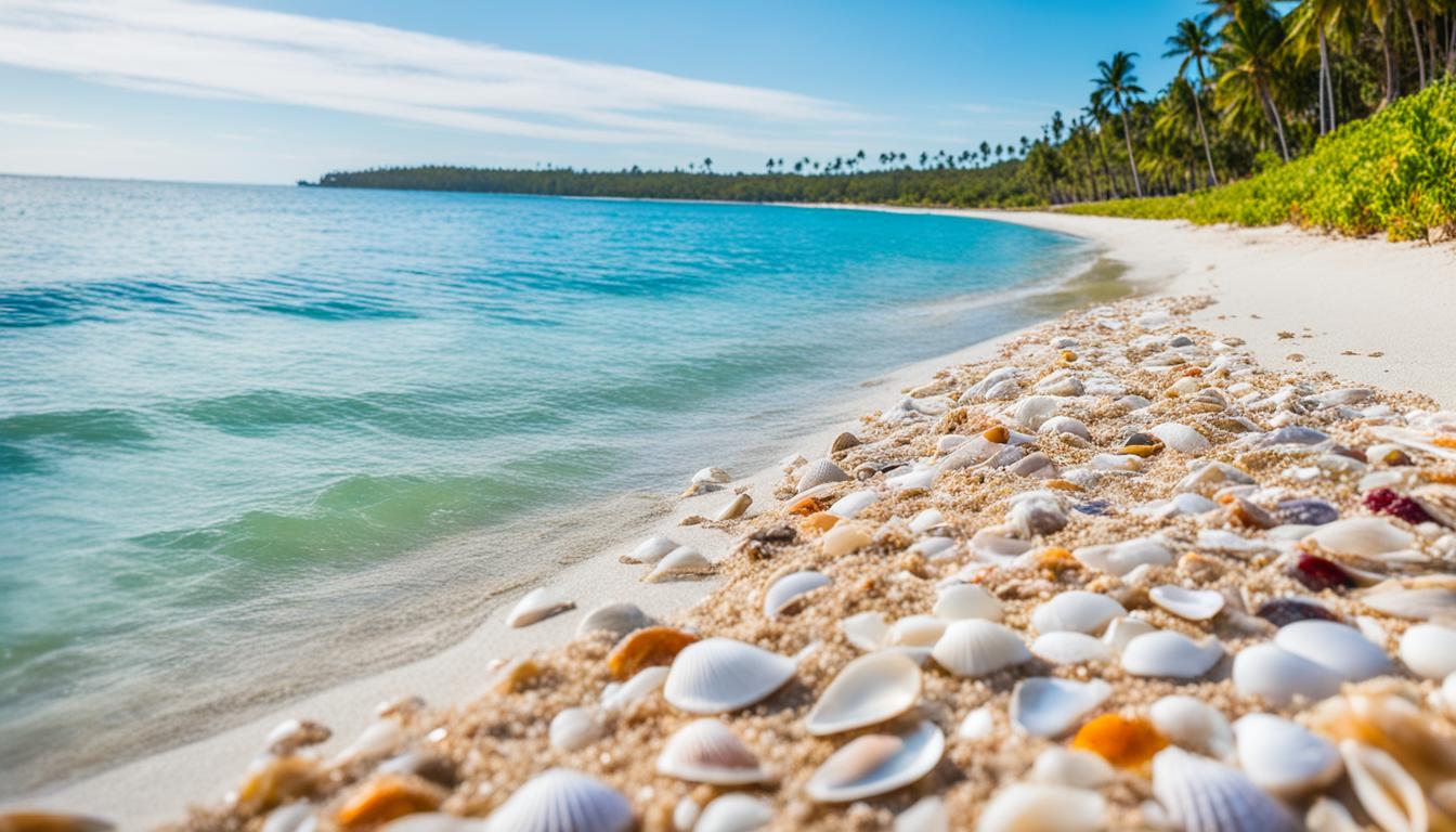 shell island beachcombing