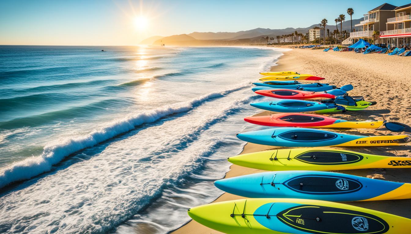 water sports equipment rentals in Pismo Beach