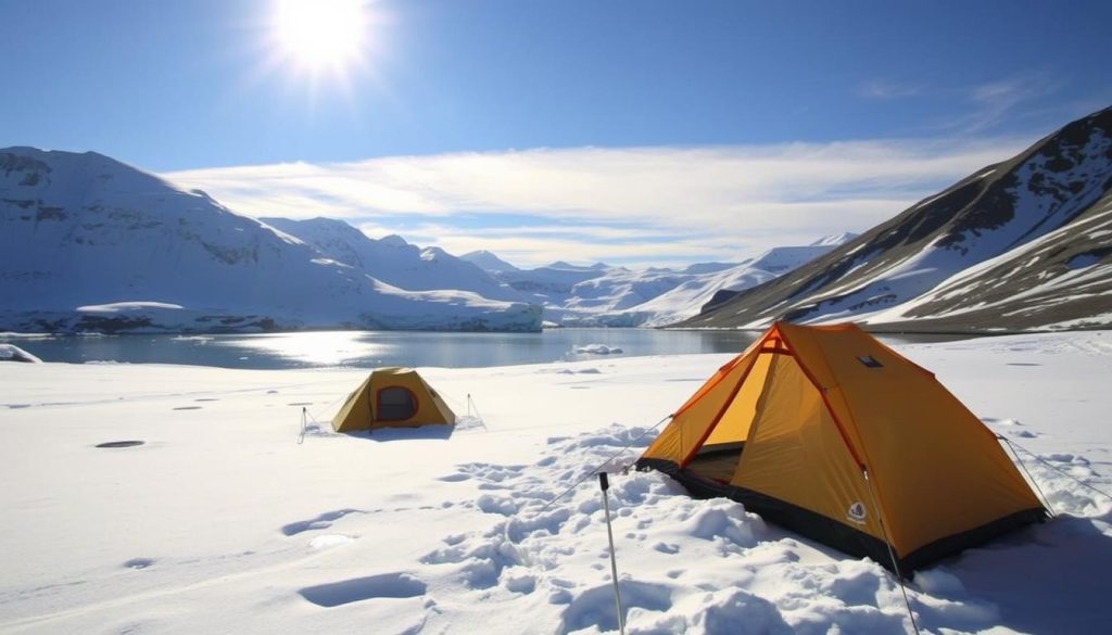 Arctic Camping in Etah Greenland