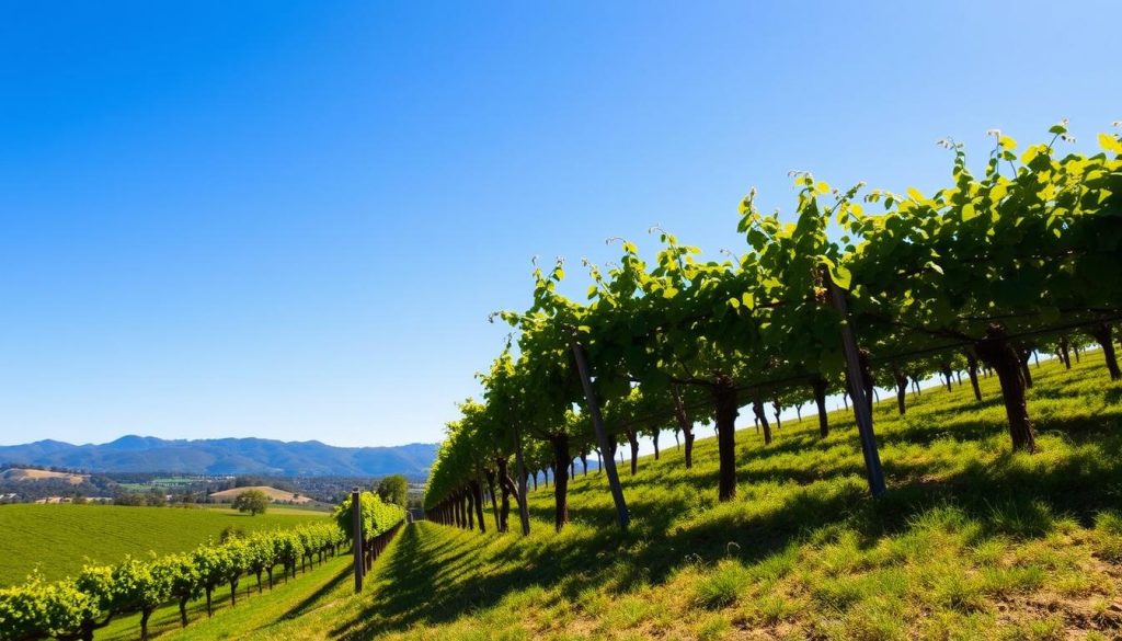 Ballarat Wine Region Vineyard