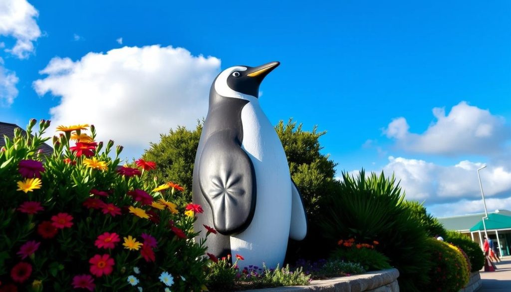 Big Penguin Statue in Penguin, Tasmania