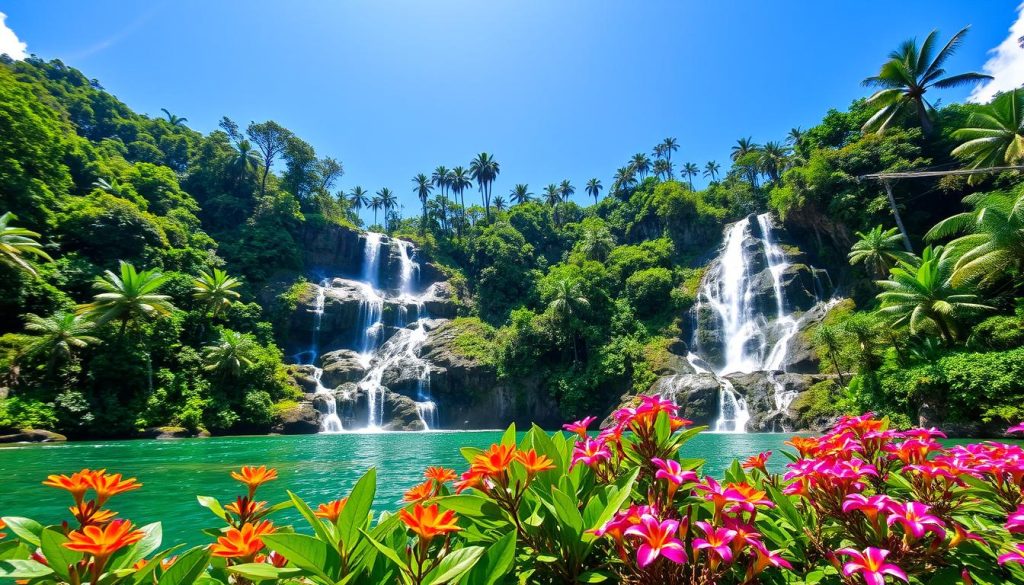 Camiguin waterfalls scenic landscape