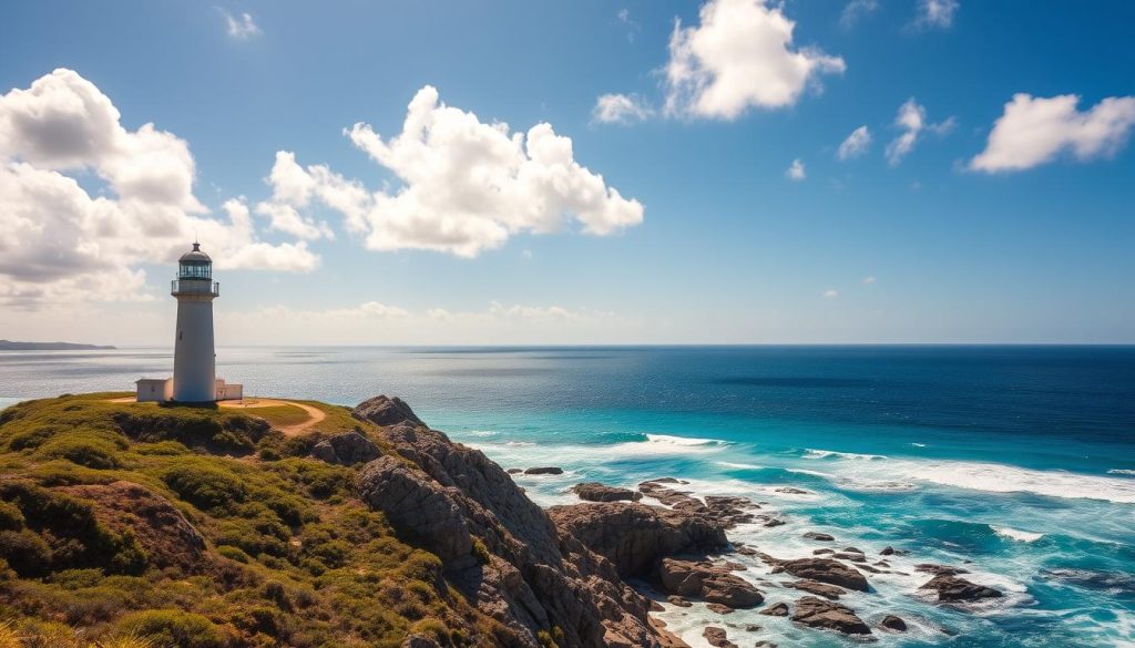 Cape Naturaliste Lighthouse coastal landmark