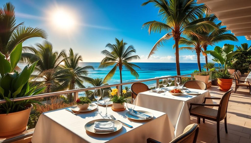 Caribbean Luxury Resort Dining Experience