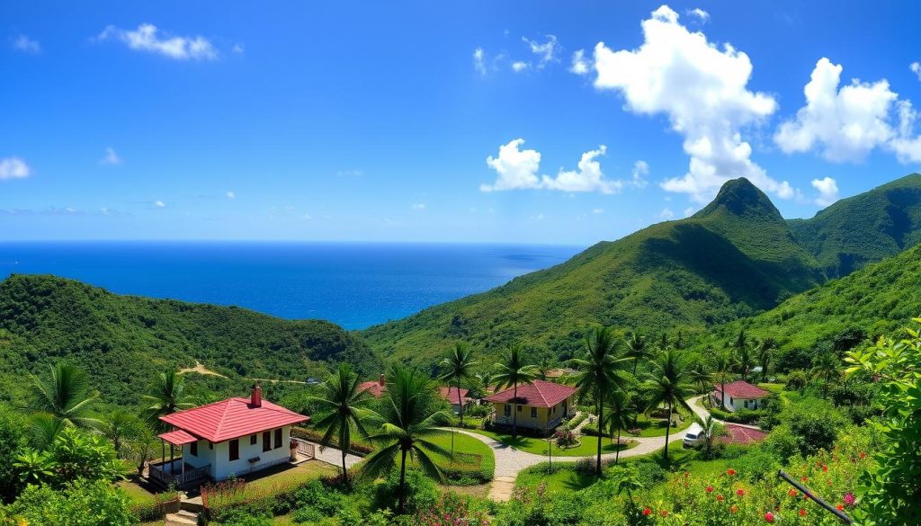 Choiseul St. Lucia Landscape