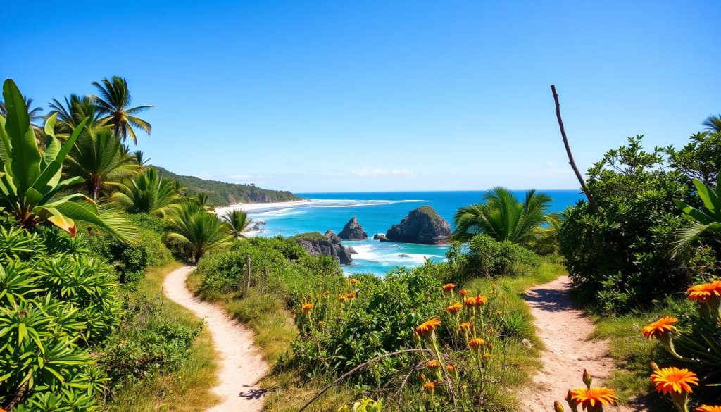 Colombier Beach Hiking Trails