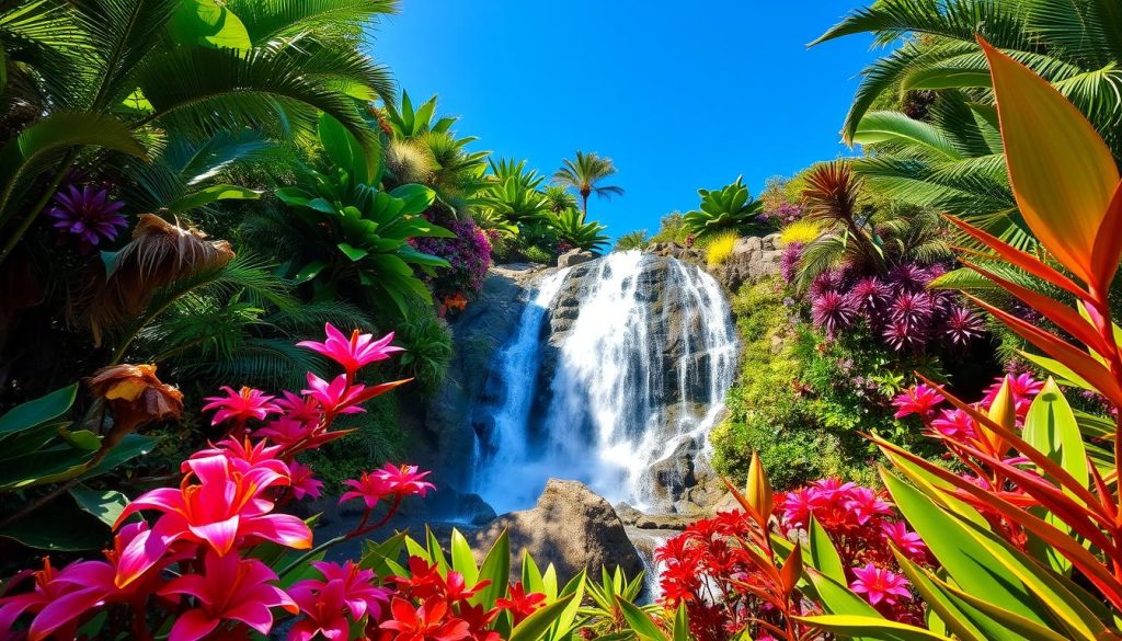 Diamond Falls Botanical Gardens in St. Lucia