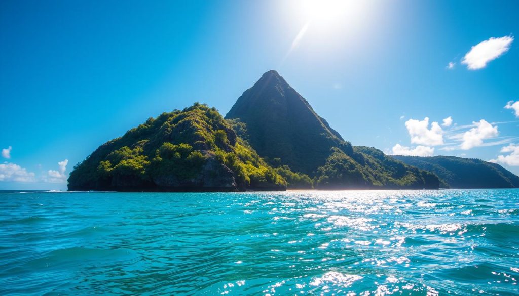 Diamond Rock Martinique Landmark