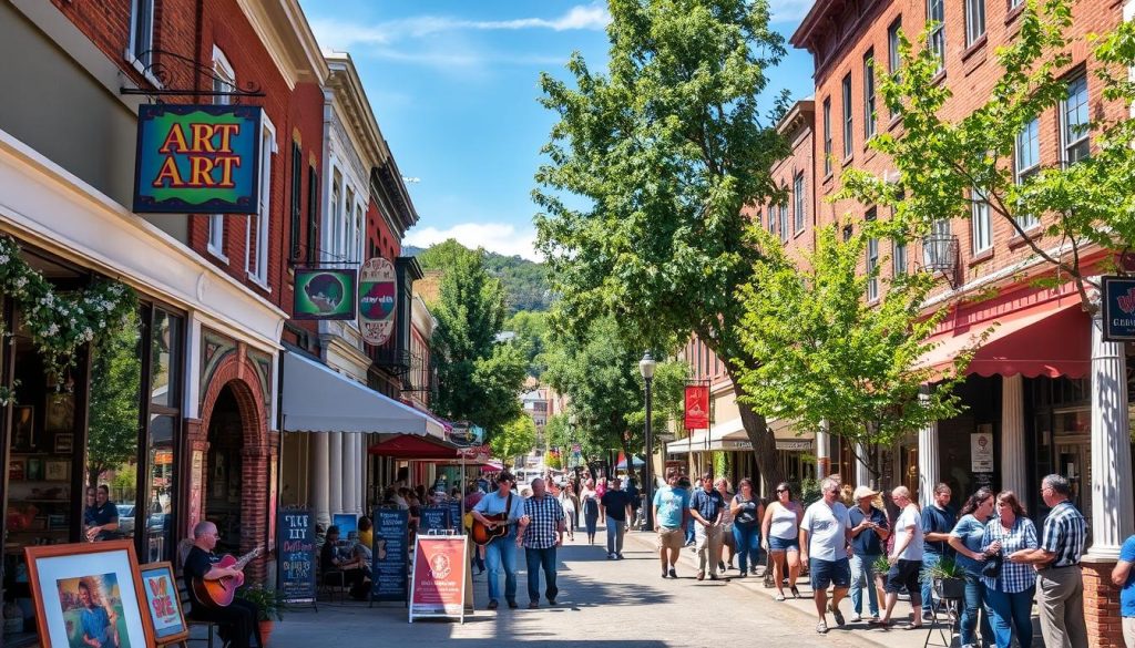 Downtown Asheville Cultural Scene