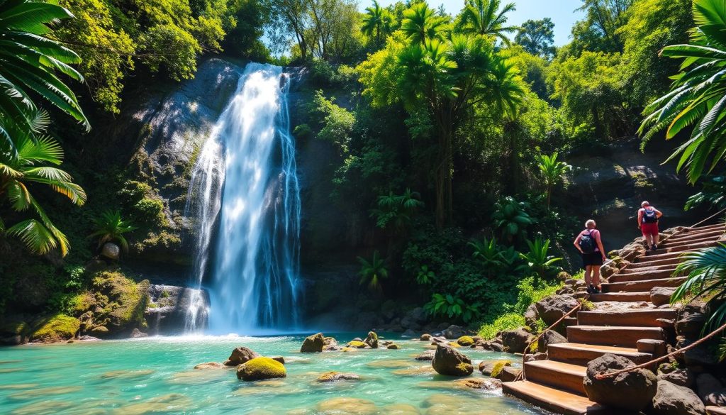 Dunn's River Falls hiking adventure