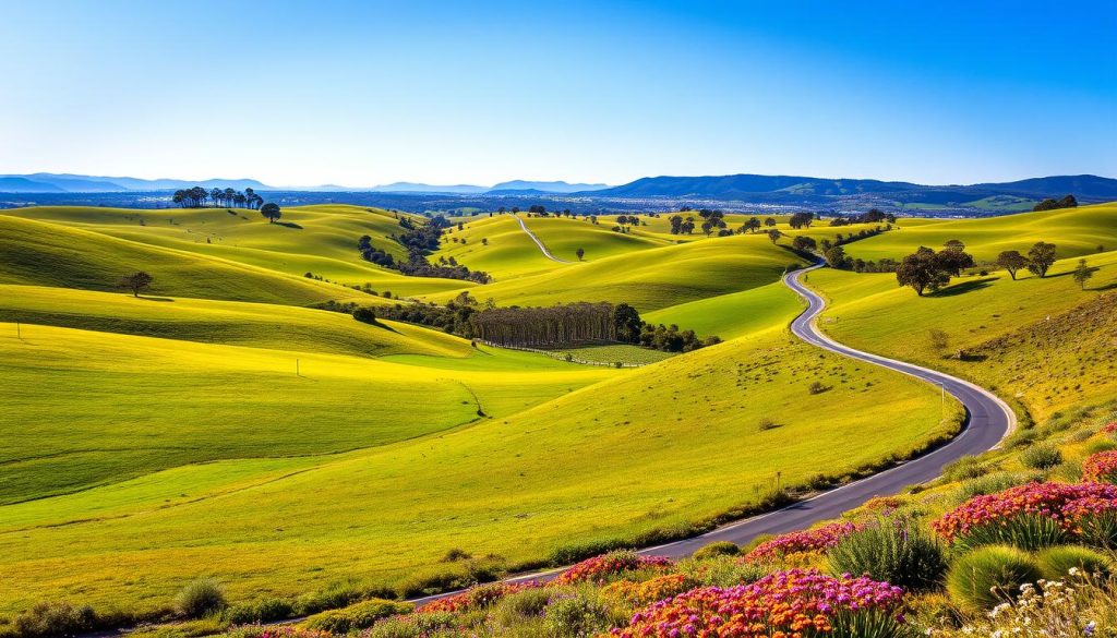 Ferguson Valley Scenic Drive Landscape