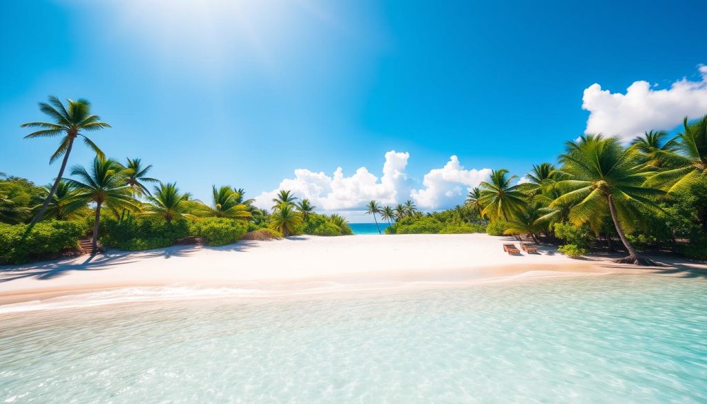 Flamenco Beach Scenic View