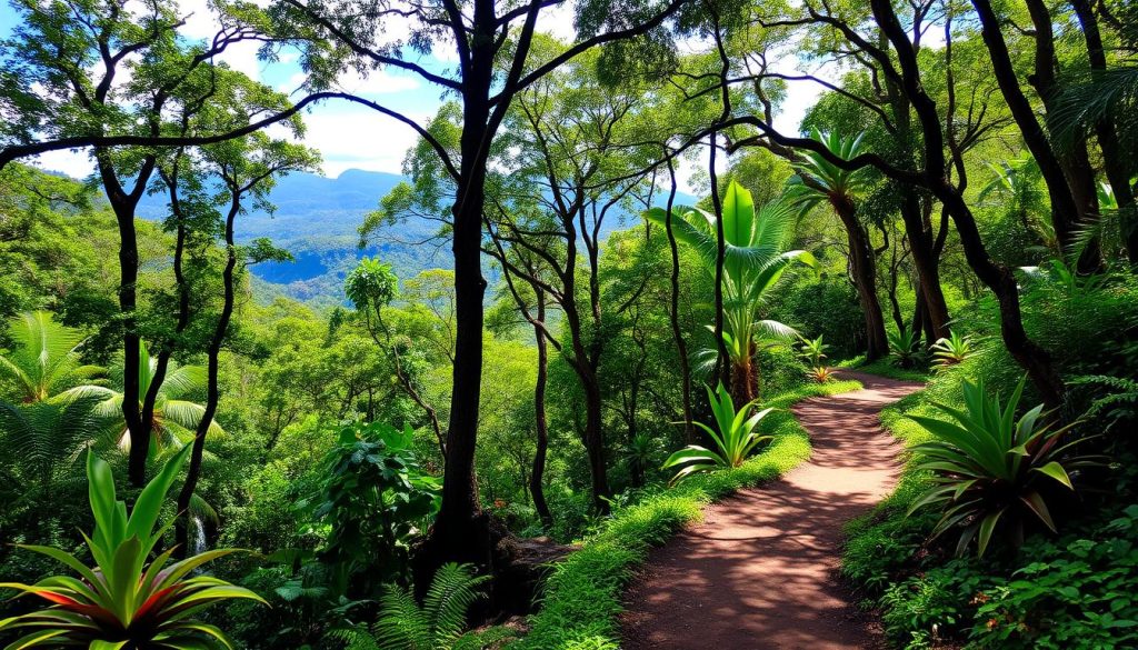 Gallion Loop Trail Hiking in Dominica