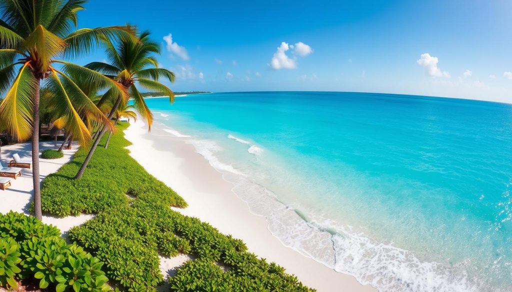 Grace Bay Beach Panorama