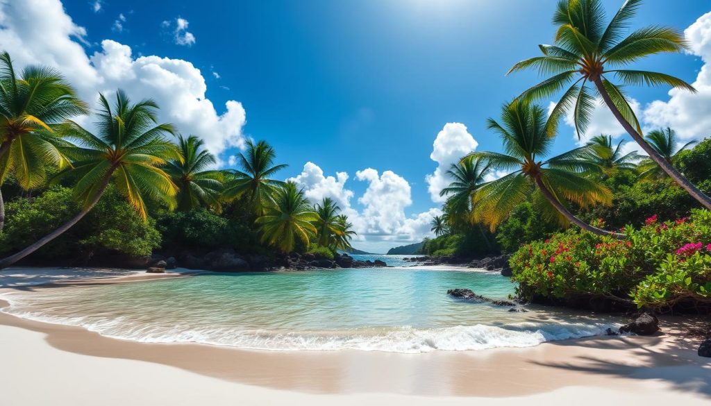 Grand Anse Beach Scenic View