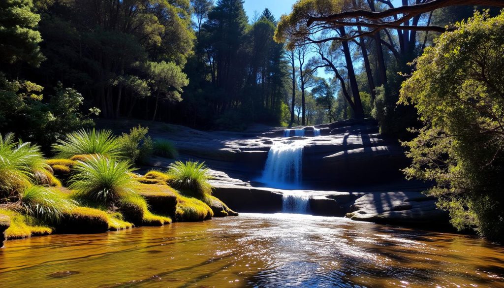 Hopetoun Falls Scenic Waterfall