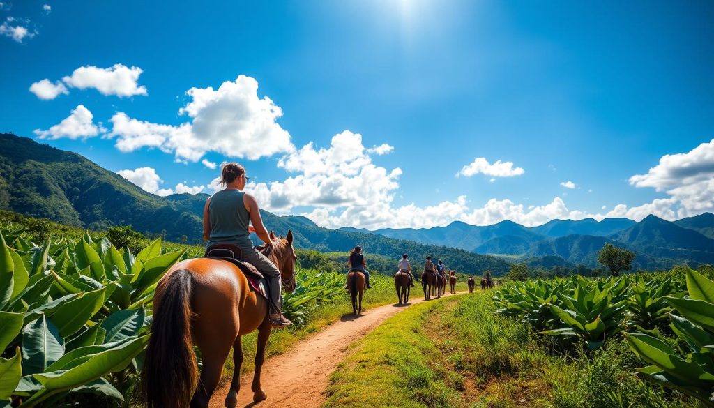 Horseback Riding in Viñales Valley Tobacco Fields