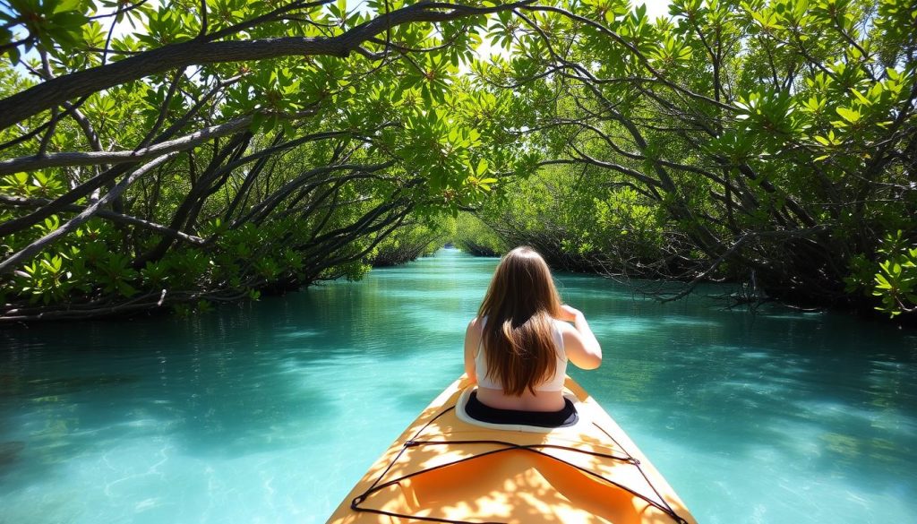 Kayaking in Mangroves West Caicos