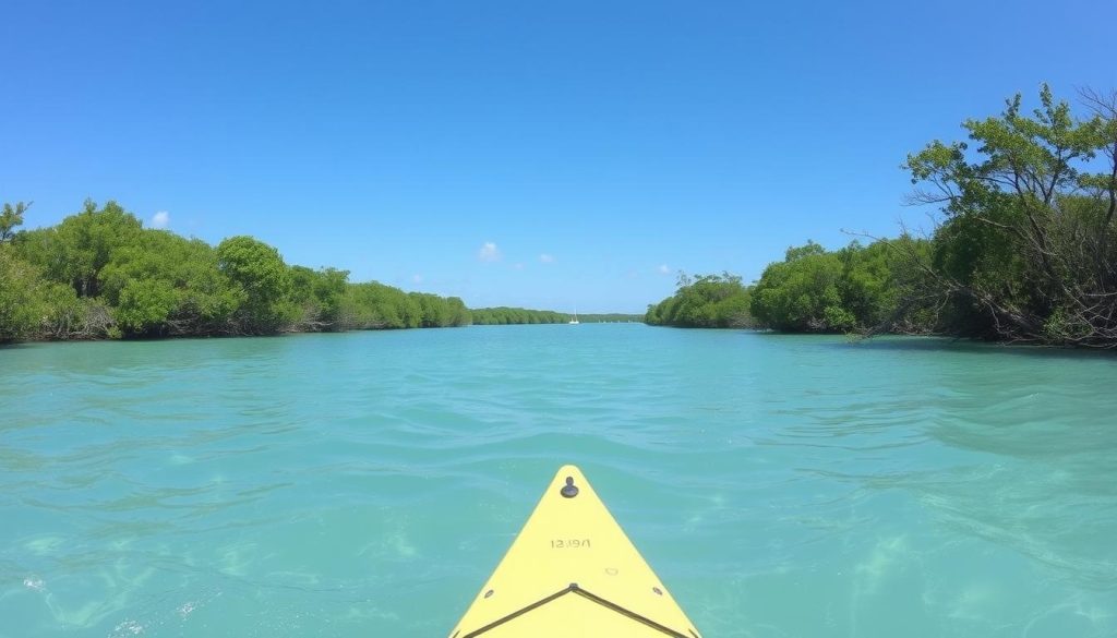 Kayaking in Simpson Bay Lagoon