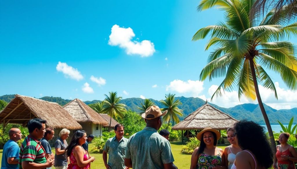 Language Distribution in American Samoa