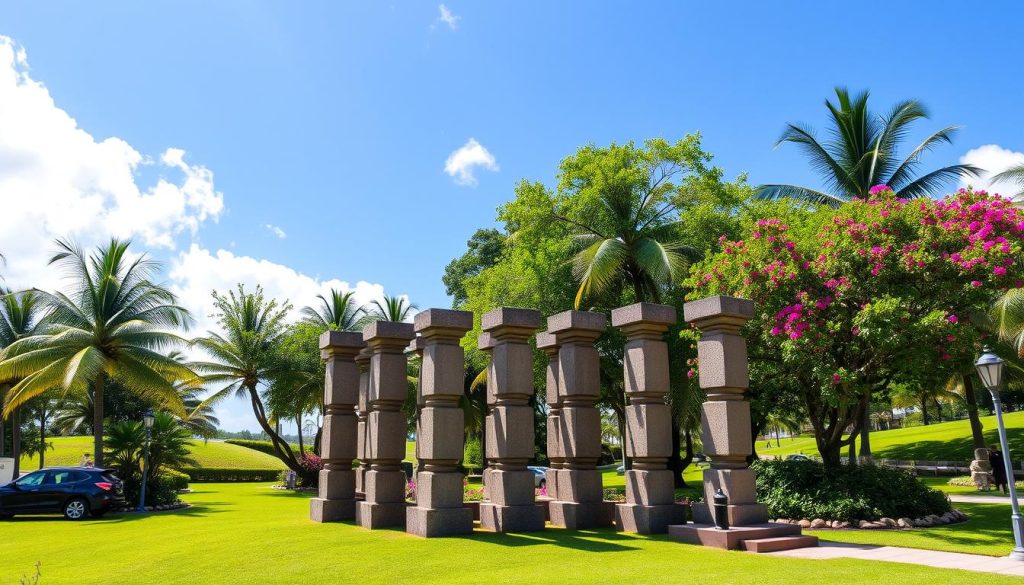 Latte Stone Park Guam Tourism