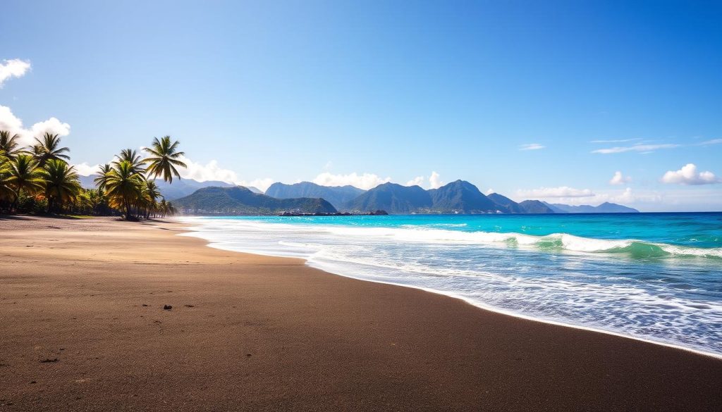 Le Carbet Black Sand Beach Martinique